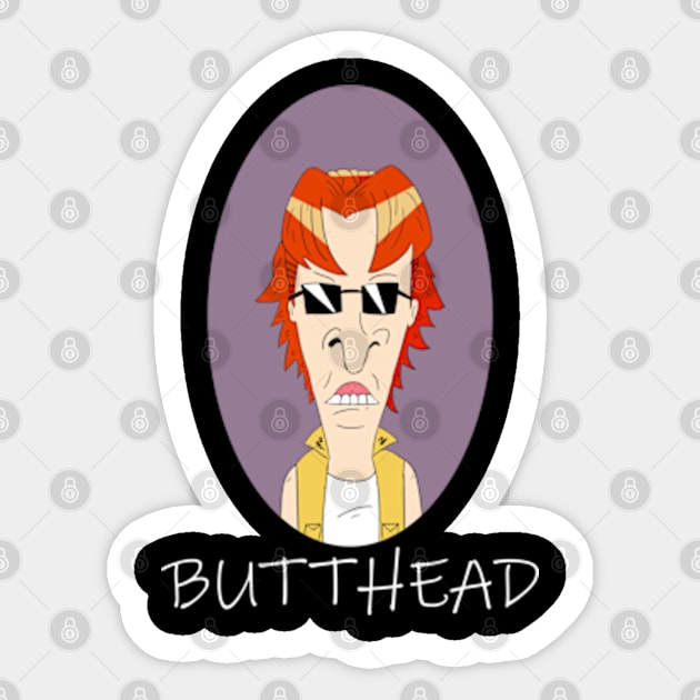 Butthead Sticker by 404pageNotfound